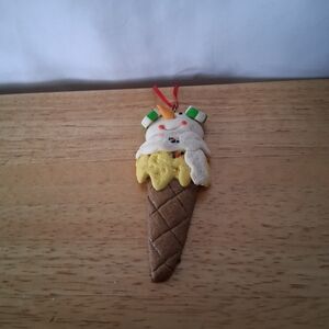 Ice Cream Christmas Ornament